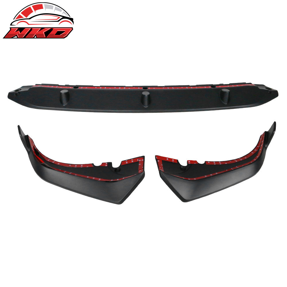 Fits 19-22 BMW G07 X7 M Sport 3PCS Front Bumper Lip Black Primer