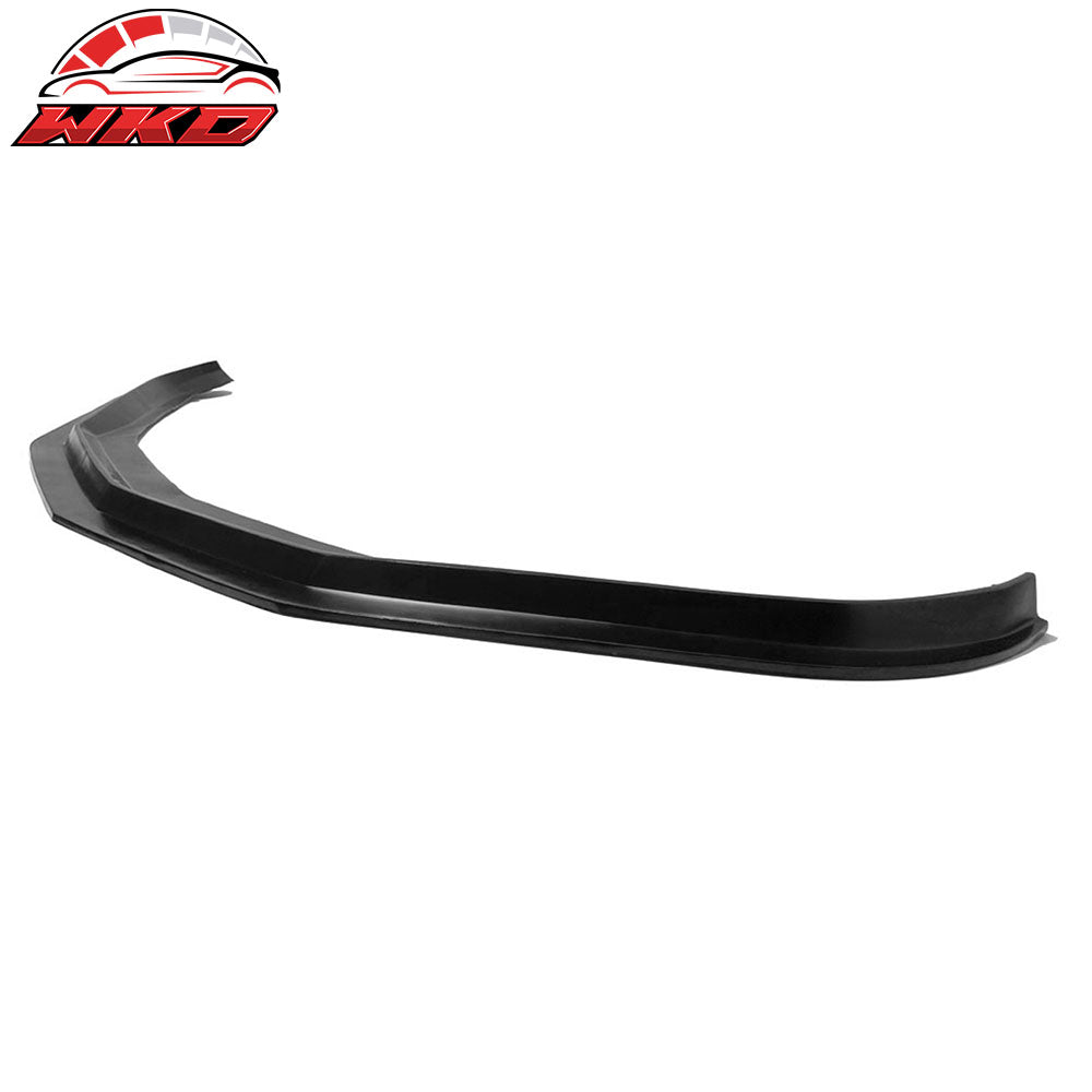 Fit 16-18 Chevrolet Camaro MDA Style Front Bumper Lip Spoiler Unpainted Black PU