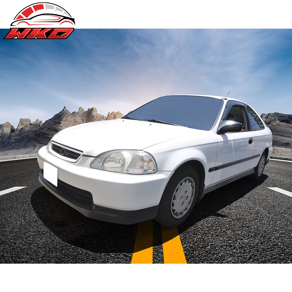 Fits 96-98 Honda Civic CTR Style Front Bumper Lip Spoiler Splitter Unpainted PU