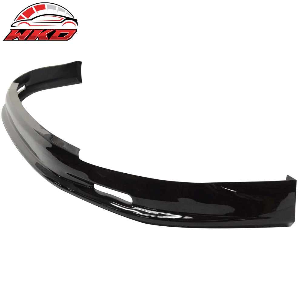 Fits 96-98 Honda Civic EK Mugen Style Painted Black Front Bumper Lip Spoiler