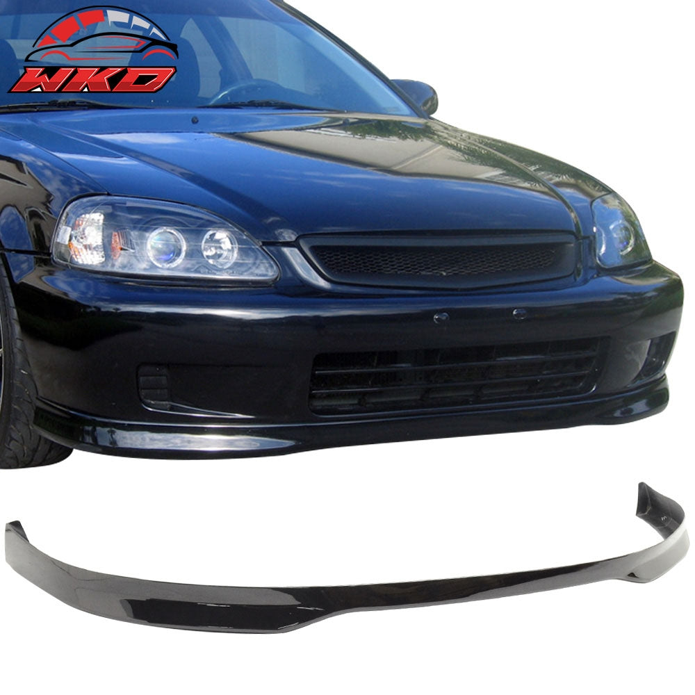 Wholesale Fits 99-00 Civic EK 2Dr 3Dr T-R Front Bumper Lip Spoiler  Black 每 Bulk Orders & Dealer Pricing Available
