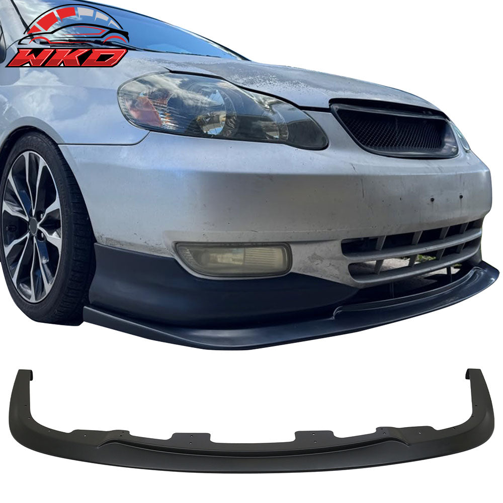 Fits 04-08 Toyota Corolla S Unpainted Front Bumper Lip Lower Spoiler Guard PP