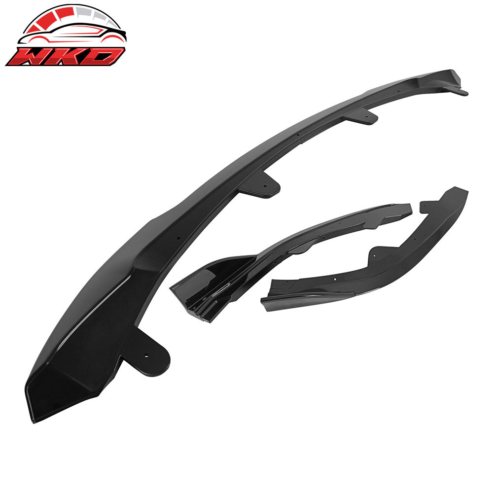 2022-25 Toyota Corolla Auris E210 Hatchback 3PCS Front Bumper Lip Gloss Black | Wholesale