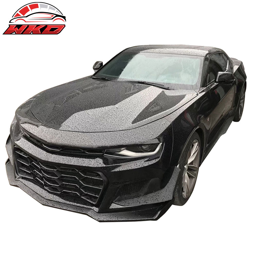 Fits 16-24 Chevy Camaro ZL1 1LE Style Front Bumper Lower Grille - PP