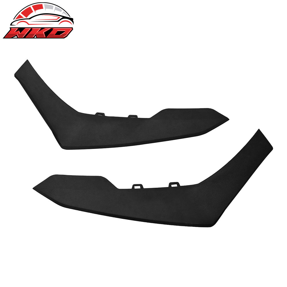 Fits 16-24 Chevrolet Camaro 1LE Style 2PCS Front Bumper Side Splitter Canards PP