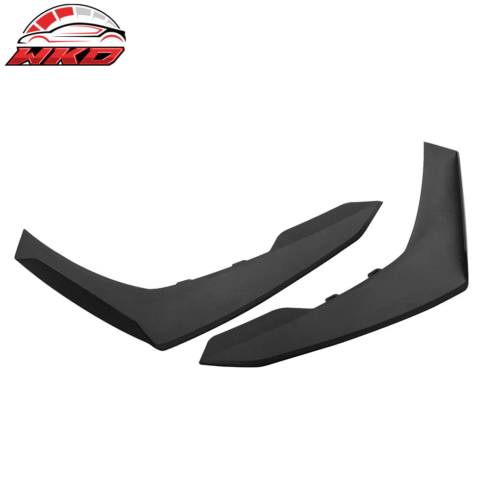 Fits 16-24 Chevrolet Camaro 1LE Style 2PCS Front Bumper Side Splitter Canards PP