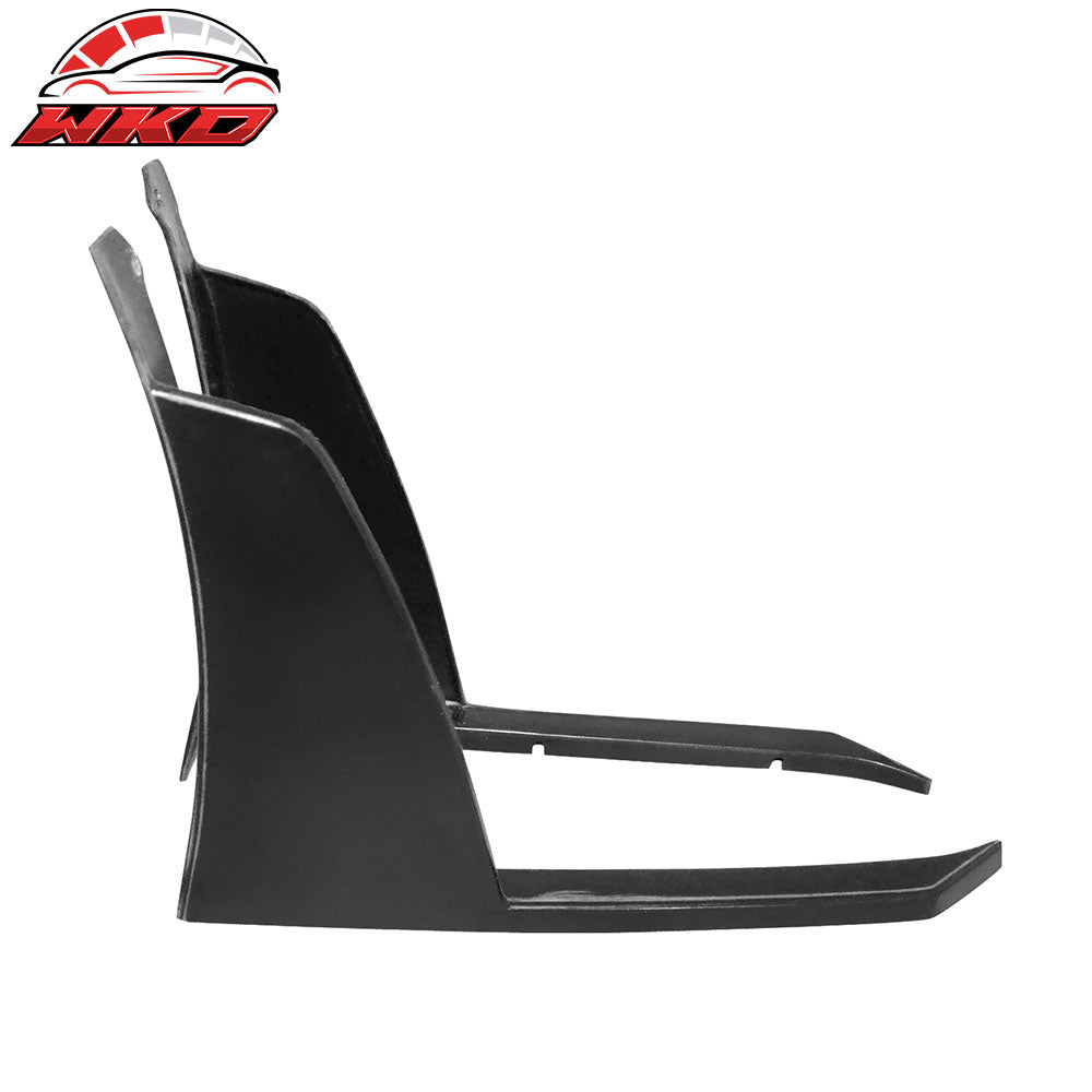11-14 Subaru WRX STI Front Bumper Splitters Winglets Ikon V6 Style PU 2PCS | Wholesale