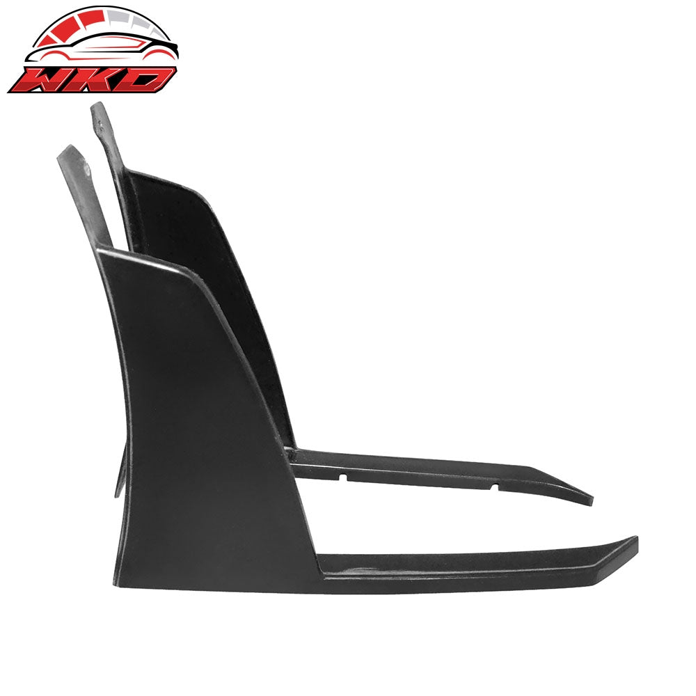 11-14 Subaru WRX STI Front Bumper Splitters Winglets Ikon V6 Style PU 2PCS | Wholesale