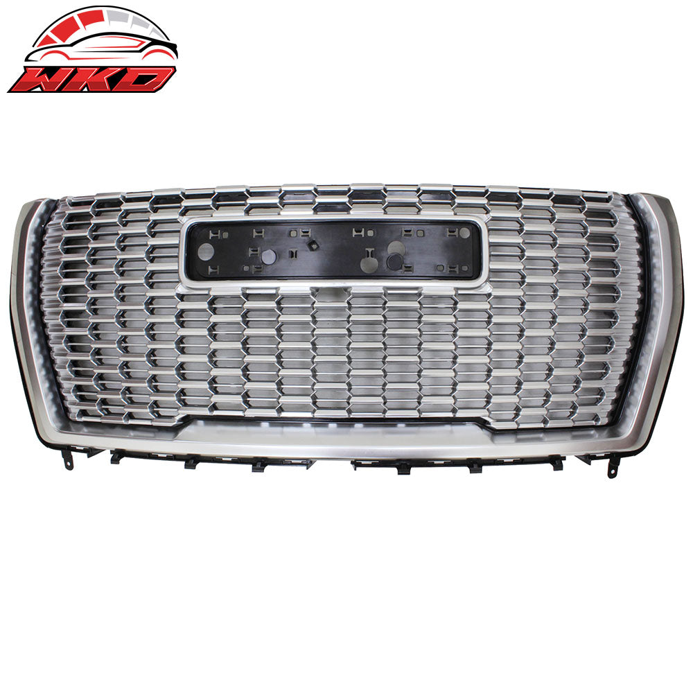 21-23 GMC Yukon/Yukon XL Denali Style Front Bumper Upper Grille Chrome | Wholesale