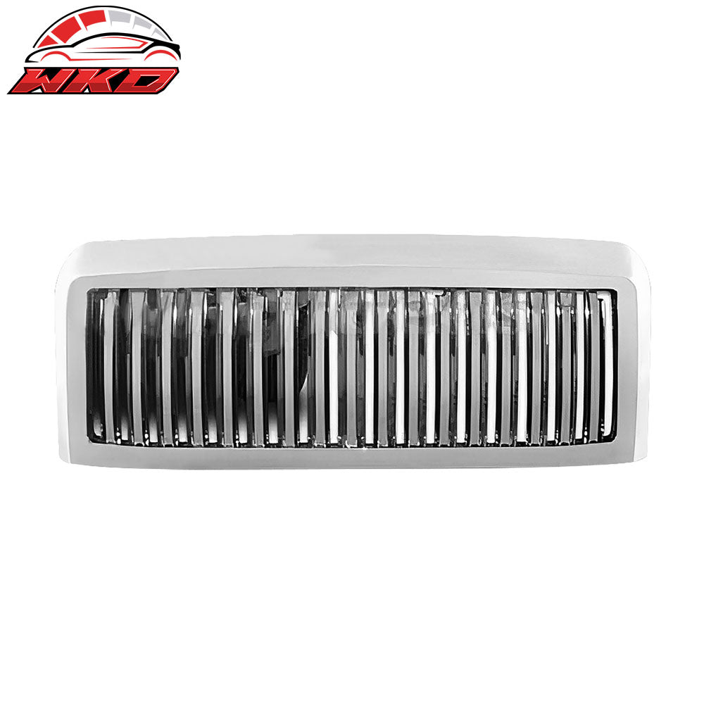 2008-2009 Ford Super Duty Front Bumper Upper Mesh Grille Grill Chrome 1PC | Wholesale