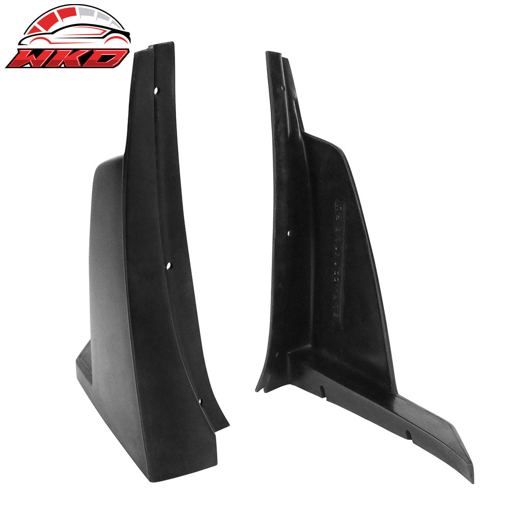 Fits 14-15 Chevrolet Camaro SS Front Bumper Winglets 1LE Style PU Side Spoiler