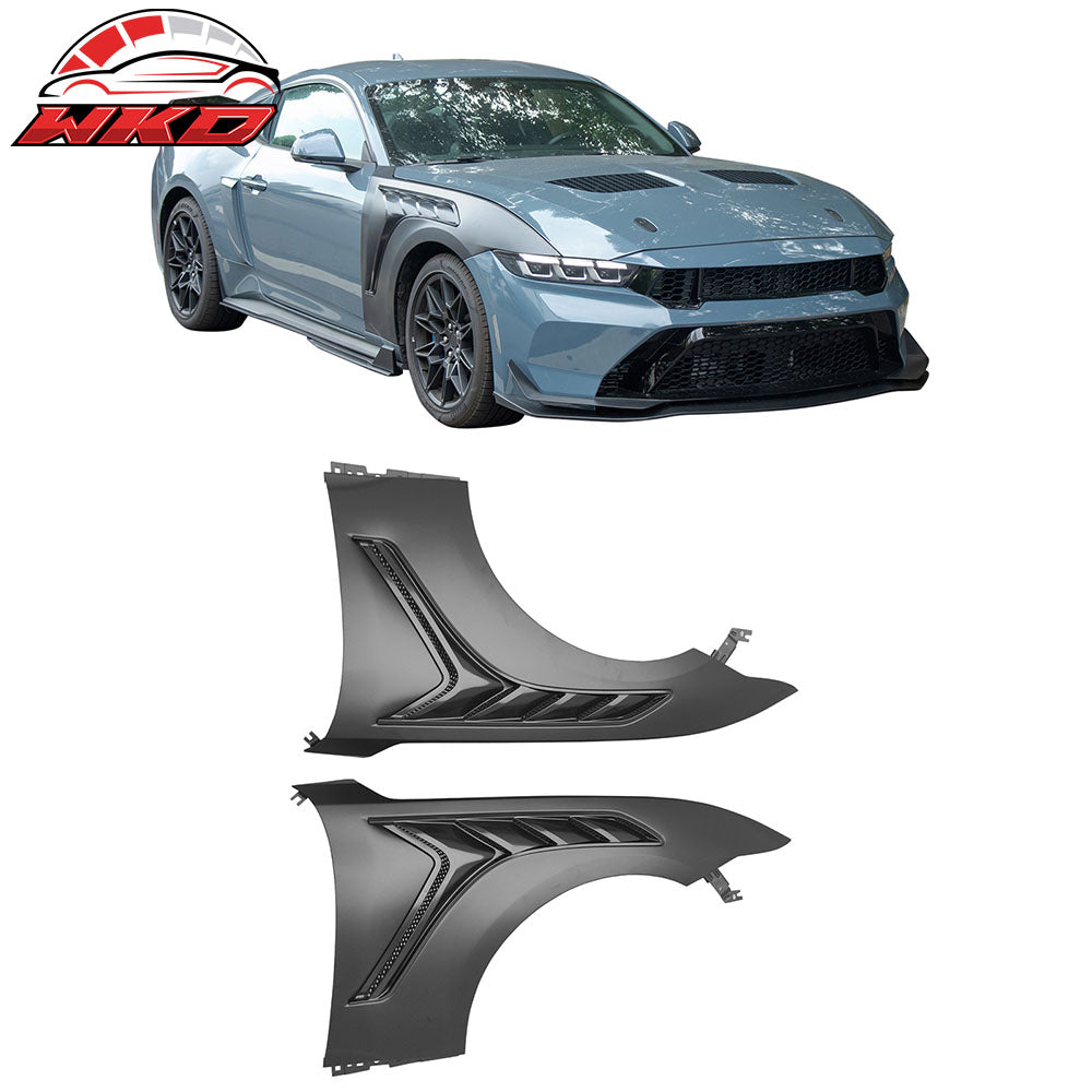 Fits 24-26 Mustang Front Fender Aluminum GTD Style Driver Passenger Side Panel