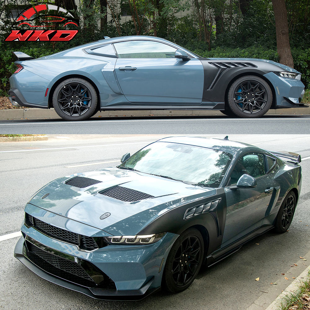 Fits 24-26 Mustang Front Fender Aluminum GTD Style Driver Passenger Side Panel