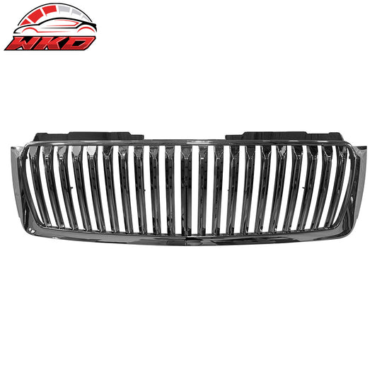 07-08 Chevy Tahoe/ Avalanche/ Suburban Vertical Style Front Grille Chrome | Wholesale