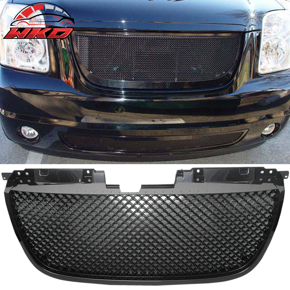 Fits 07-14 GMC Yukon/XL1500 Denali B Mesh Style Front Grille Grill ABS Unpainted