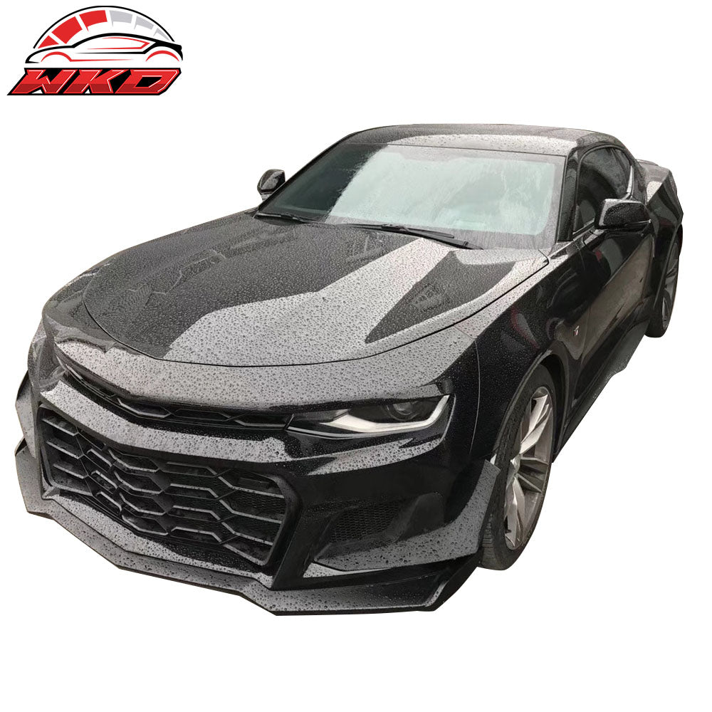 Fits 16-24 Chevy Camaro ZL1 1LE Style Front Bumper Upper Grille - PP