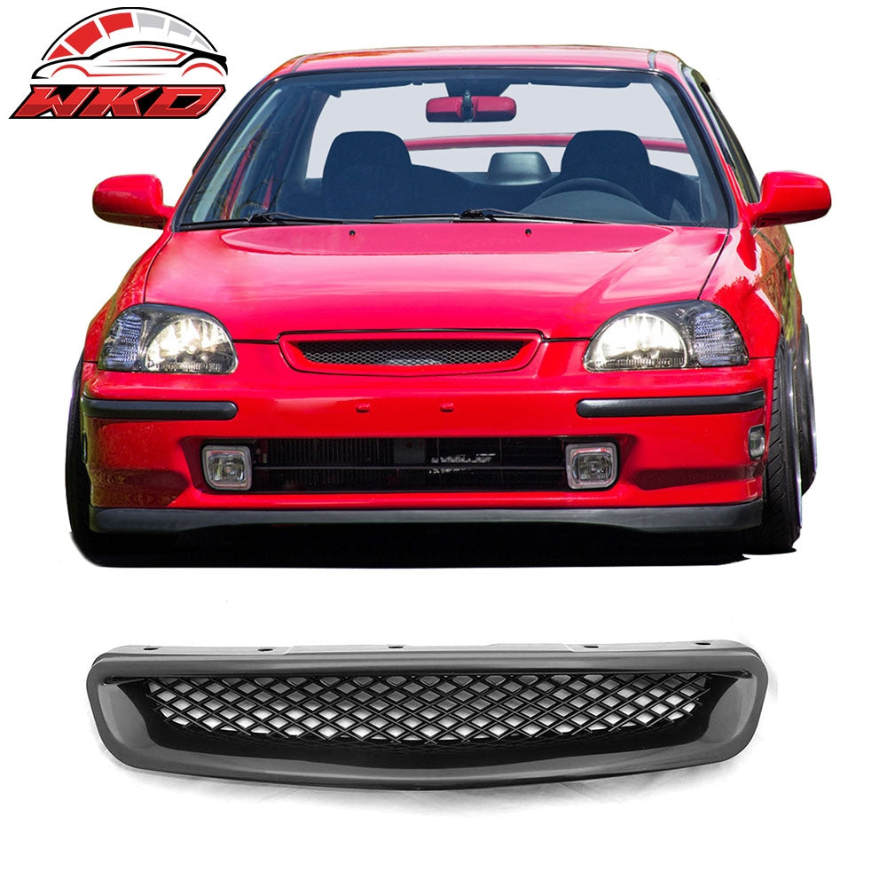 Wholesale 1996-1998 Honda Civic EJ EK Type R Front Bumper Mesh Hood Grille - ABS 每 Bulk Orders & Dealer Pricing Available