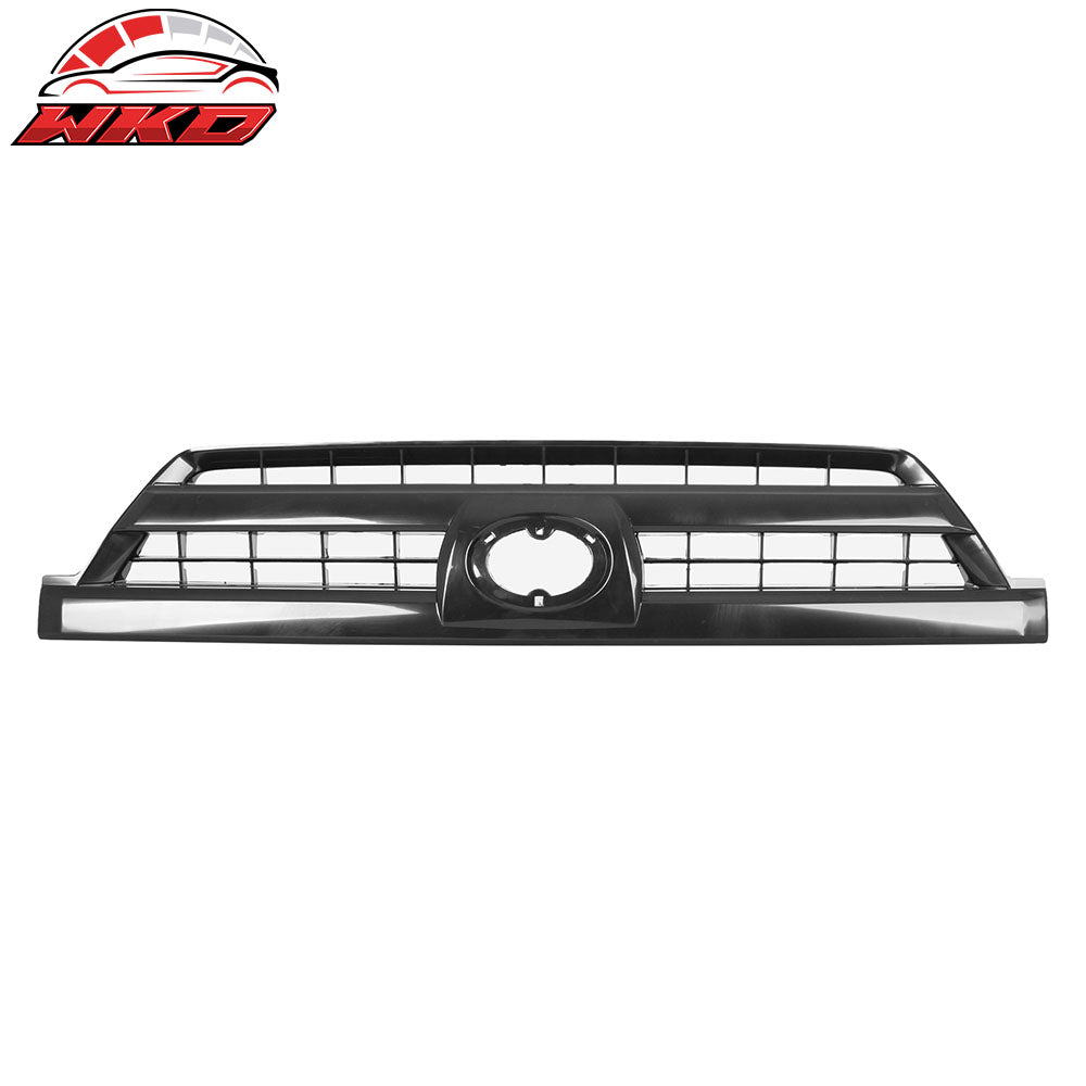 Fits 03-05 Toyota 4Runner OE Style Front Bumper Upper Grille Cover Black ABS