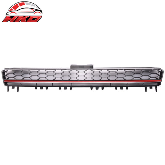 15-16 VW Golf 7 MK7 GTI Style Front High Bar Black Red Trim Grille Grill | Wholesale