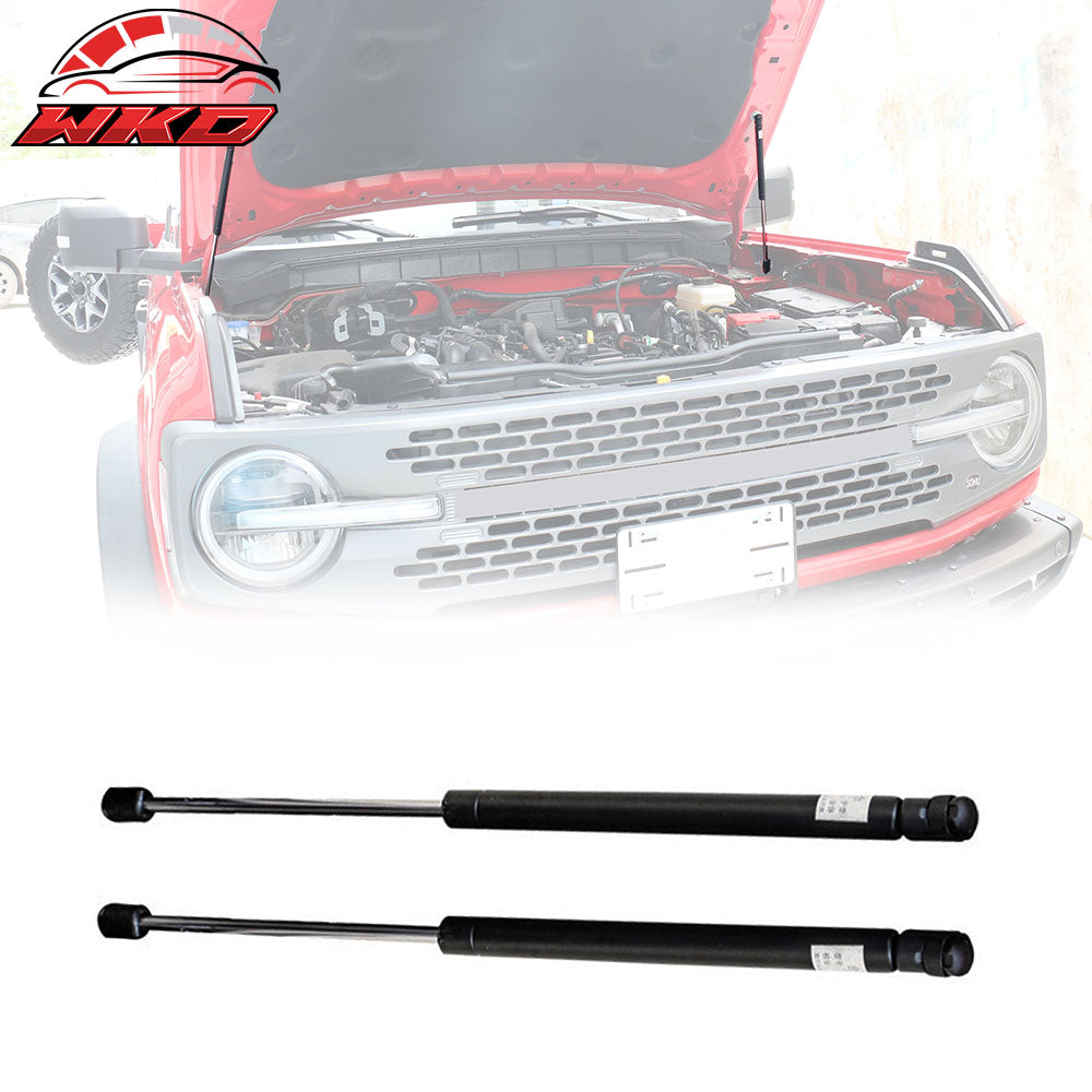 Fits 21-25 Ford Bronco Carbon Steel Front Hood Hydraulic Rod Lift Shock Strut