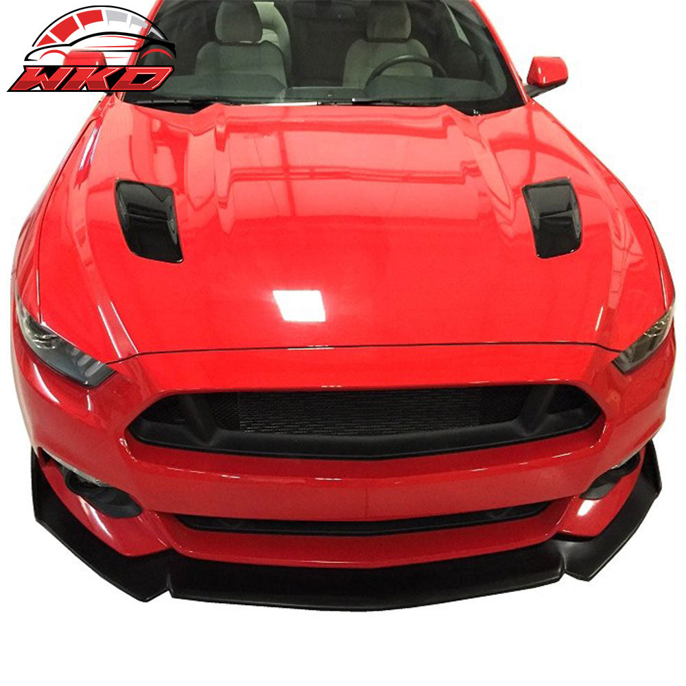 Fits 15-17 Ford Mustang GT OE Style Front Hood Vent - PP Polypropylene