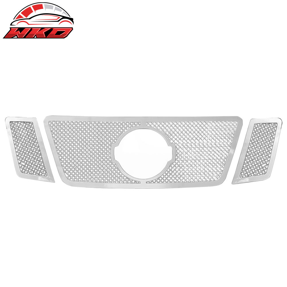 08-12 Nissan Pathfinder Mesh Chrome Front Insert Grille Stainless Steel | Wholesale