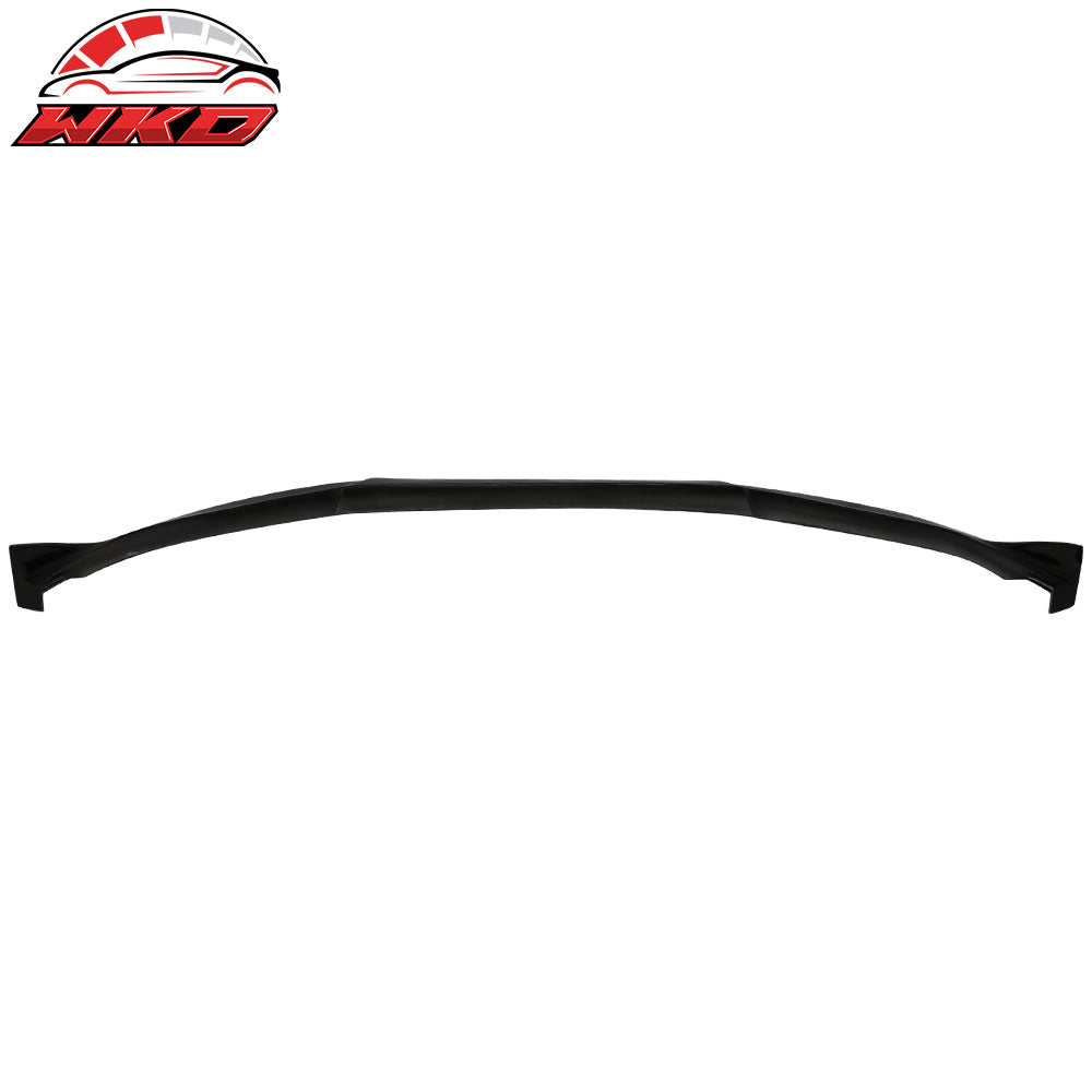 Fit 16-18 Honda Civic CS Style Front Bumper Lip PU Painted #NH731P Crystal Black