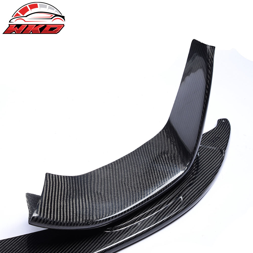 Fits 15-20 BMW F80 F82 F83 M3 M4 MP Style 3PCS Front Bumper Lip Carbon Carbon CF