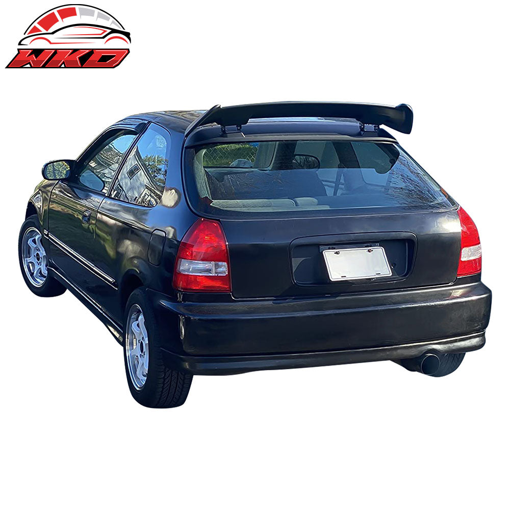 Fits 96-98 Honda Civic 2Dr/4Dr SIR Front + Rear Bumper Lip