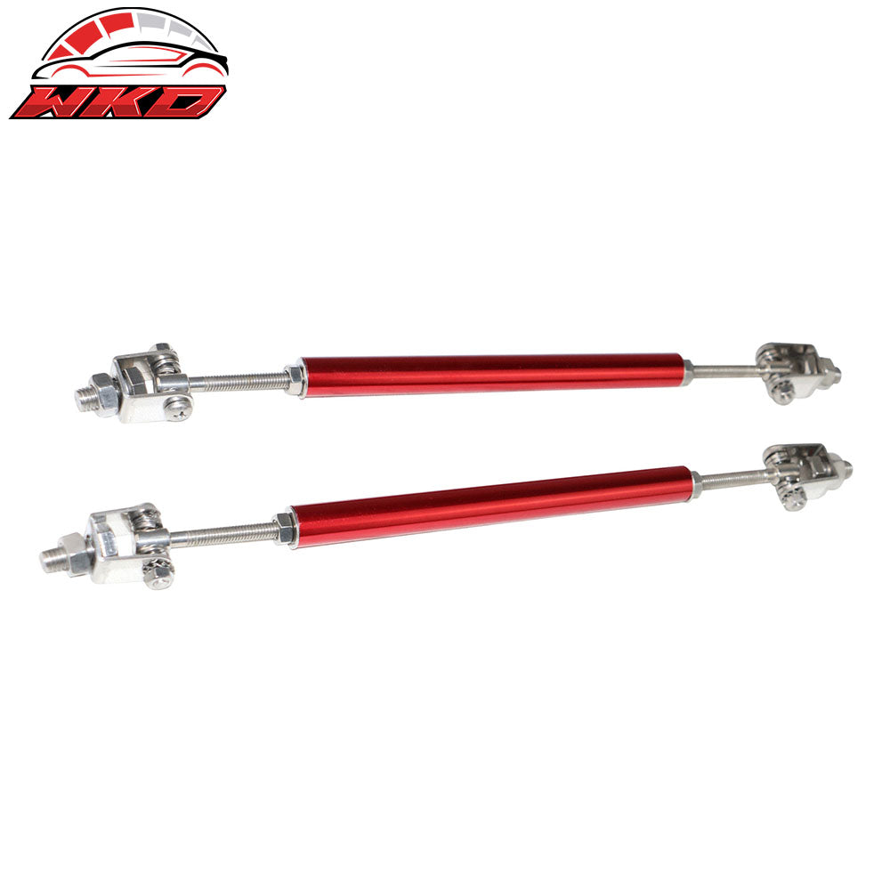 Fits 14-20 BMW 4-Series M Sport MX Style Front Lip + Splitter w/ Red Strut Rod