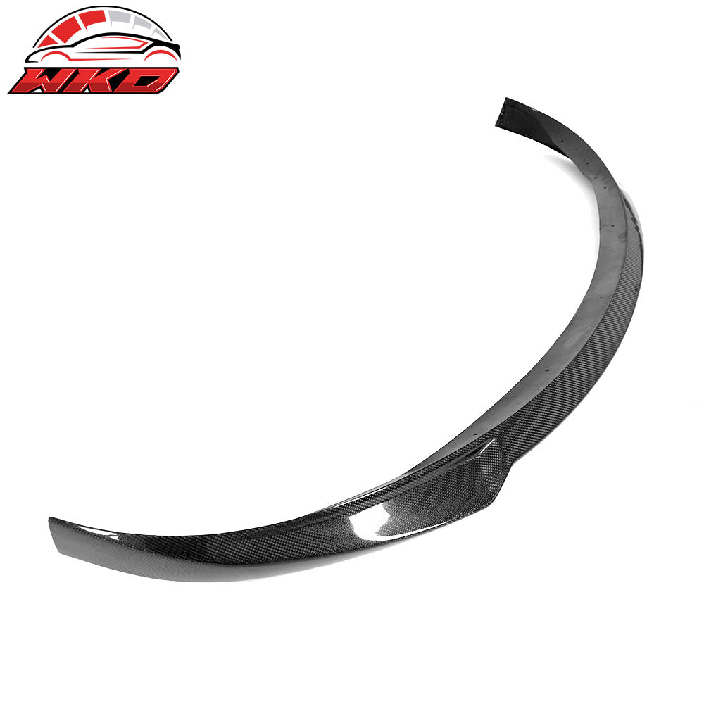 Fits 17-23 Tesla Model 3 IKON Style Front Lip +Trunk Spoiler - Carbon Fiber