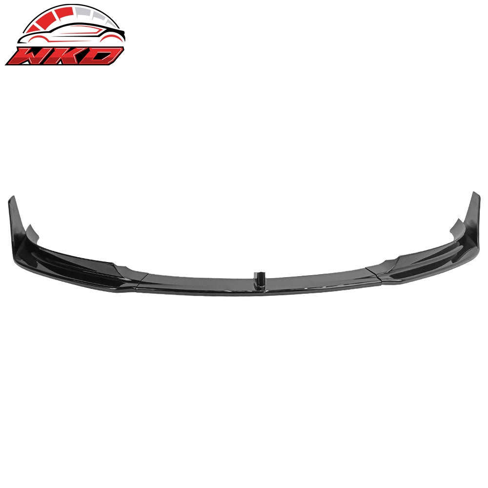 2017-23 Tesla Model 3 V Style Gloss Black Front Bumper Lip Spoiler Kit PP 5PC | Wholesale