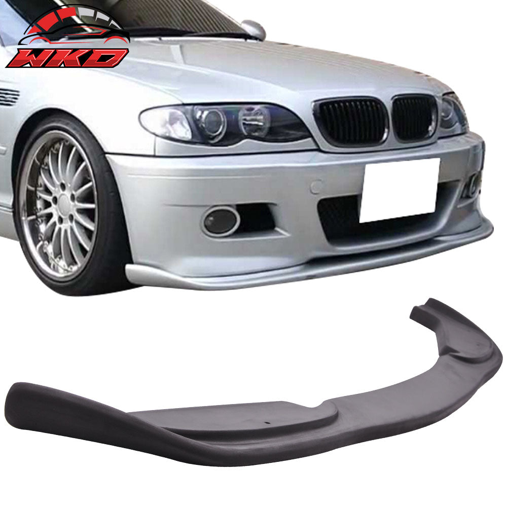 Fits 99-06 BMW E46 3 Series H Style PP Front Bumper Lip For Aftermarket M Bumper