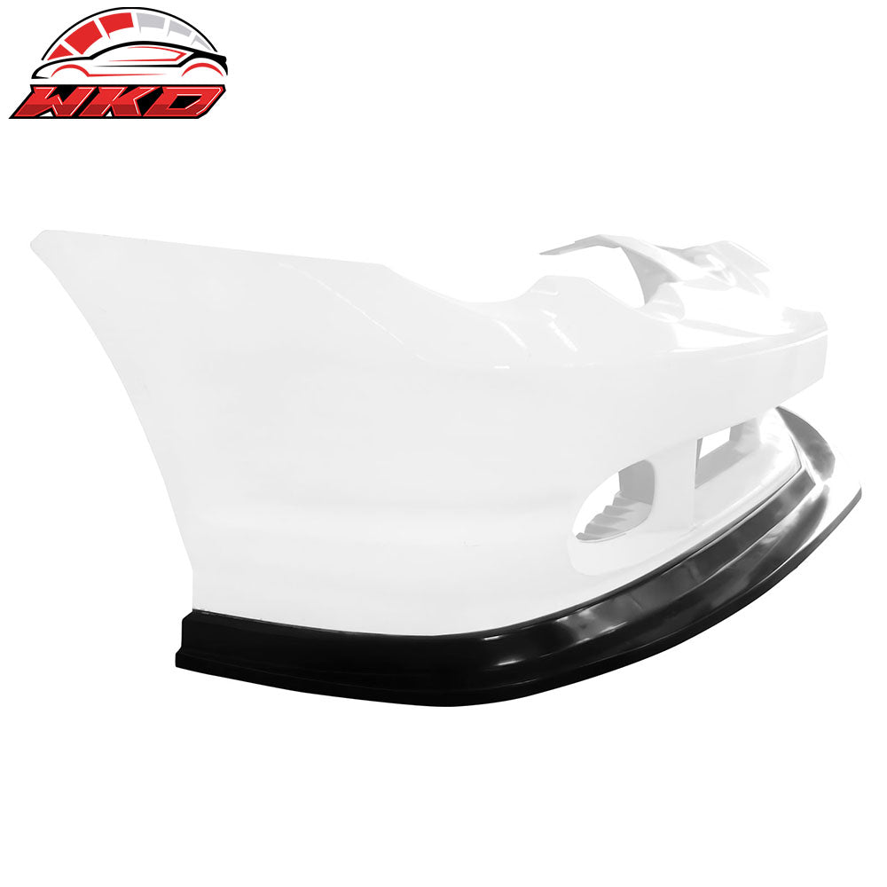 Fits 02-04 Acura RSX MDA Style Front Bumper Lip Spoiler Splitter Unpainted PU