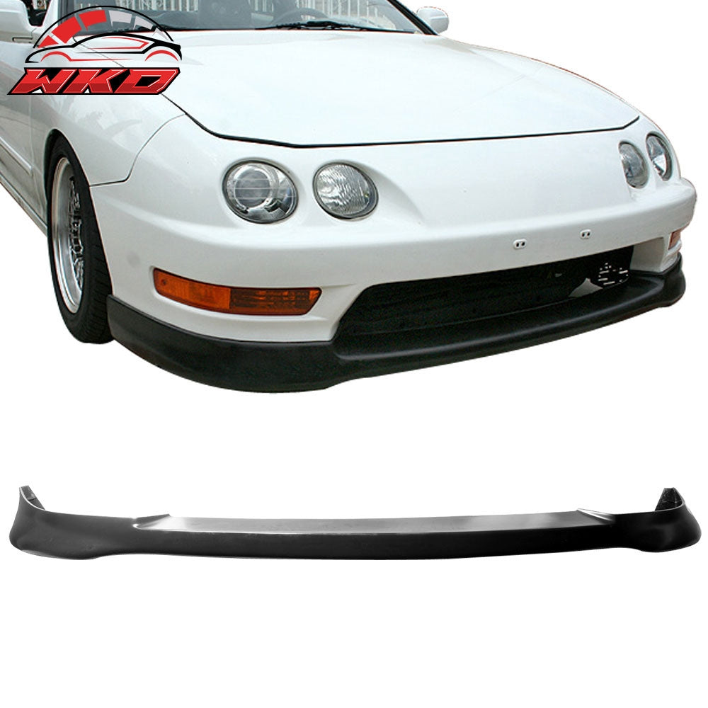 Fits 98-01 Acura Integra Type R TR Style Front Bumper Lip Spoiler Unpainted - PU