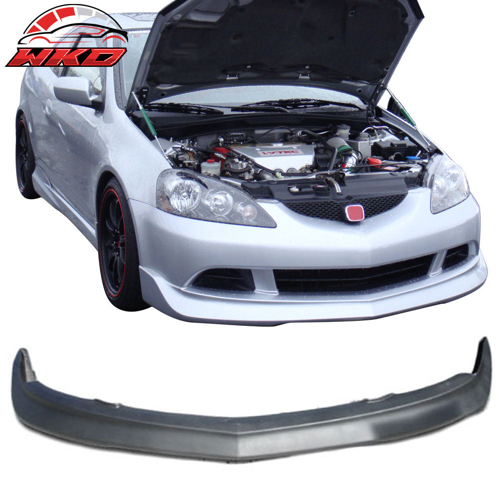 Fits 05-06 Acura RSX DC5 Mugen Style Front Bumper Lip PU Unpainted Chin Spoiler