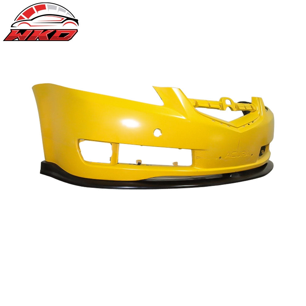 Fits 07-08 Acura TL Base CS Style Front Bumper Lip Spoiler Splitter Unpainted PU