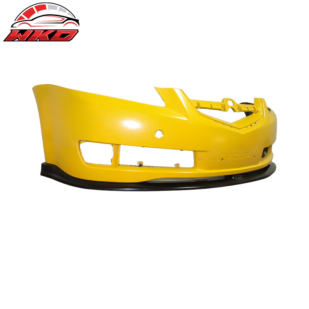 Fits 07-08 Acura TL Base CS Style Front Bumper Lip Spoiler Splitter Unpainted PU