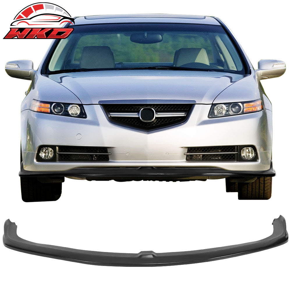 Fits 07-08 Acura TL Type S CS Style Front Bumper Lip Spoiler Unpainted PU