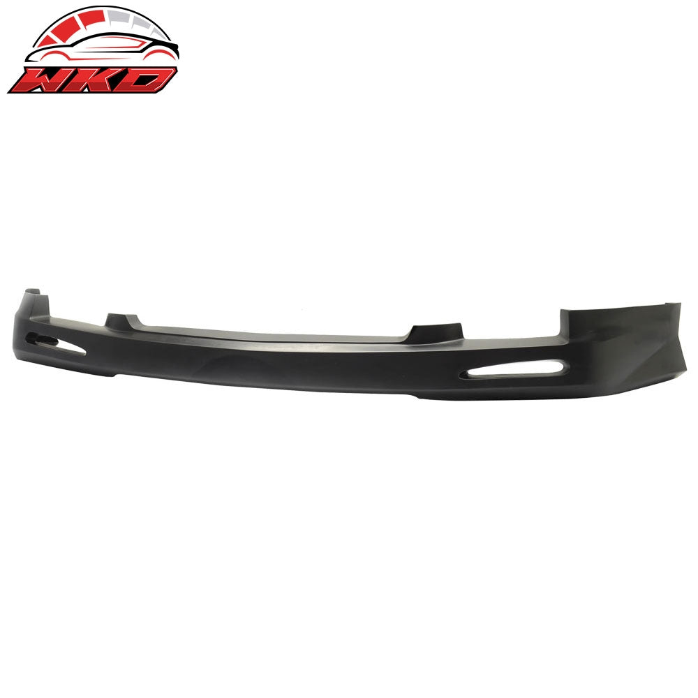 2004-05 Acura TSX JDM Style Front Bumper Lip Spoiler Unpainted Black PU | Wholesale