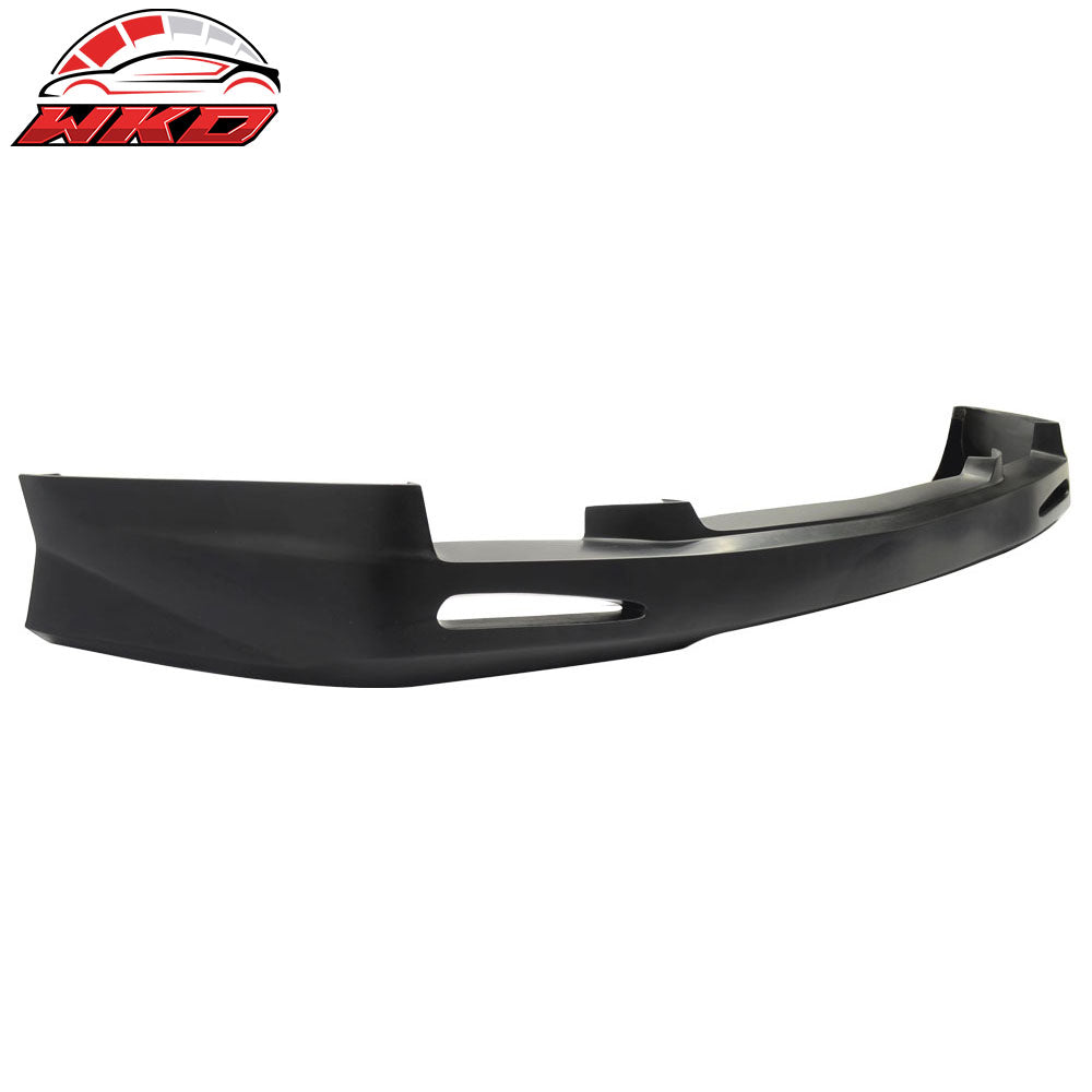Fits 04-05 Acura TSX JDM Style Front Bumper Lip Spoiler Unpainted Black PU