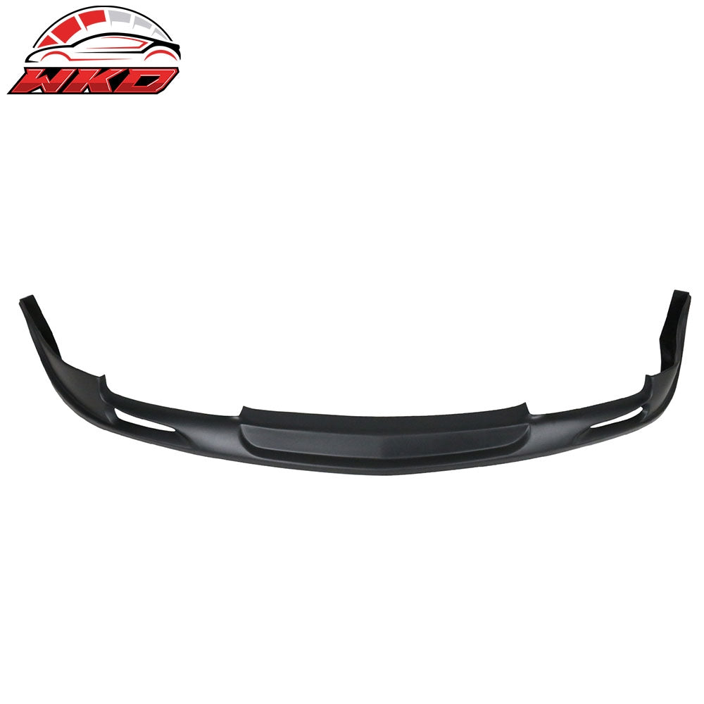 Fits 04-05 Acura TSX Mugen Style Front Bumper Lip Spoiler Unpainted Black PU
