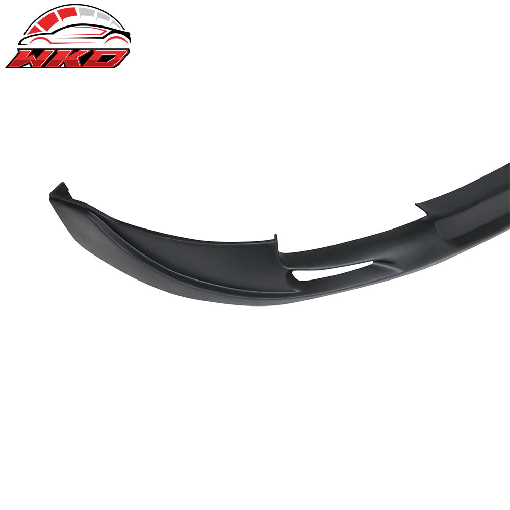 Fits 04-05 Acura TSX Mugen Style Front Bumper Lip Spoiler Unpainted Black PU