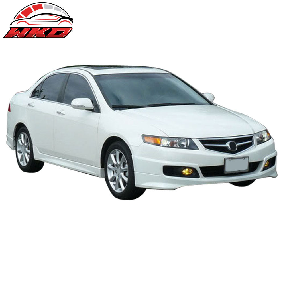 Fits 06-08 Acura TSX OE Factory Style Front Bumper Lip Chin Spoiler Unpainted PU