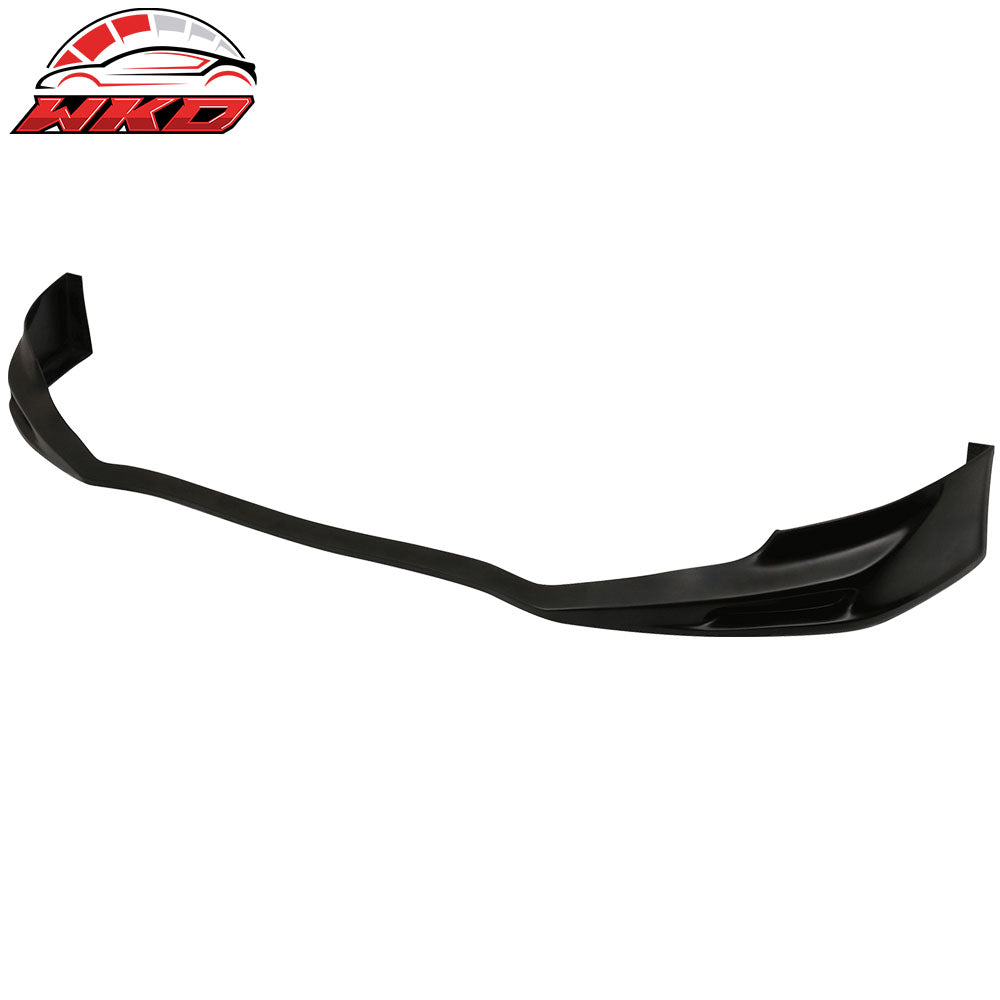 Fits 11-14 Acura TSX Unpainted Black Front Lower Bumper Lip Spoiler Bodykit PU