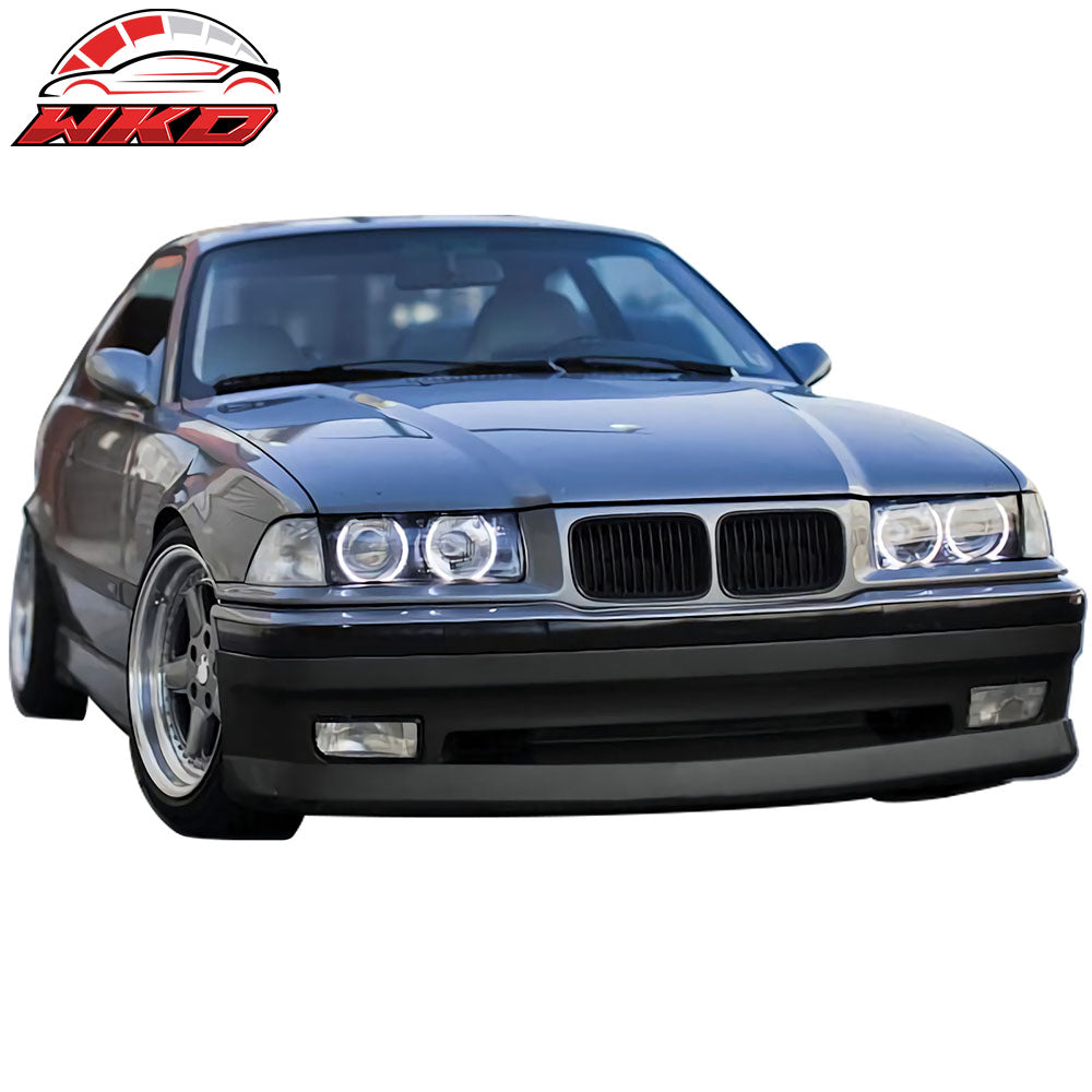 Fits 92-98 BMW E36 3 Series AC Type II Style Front Bumper Lip Spoiler Valance PU