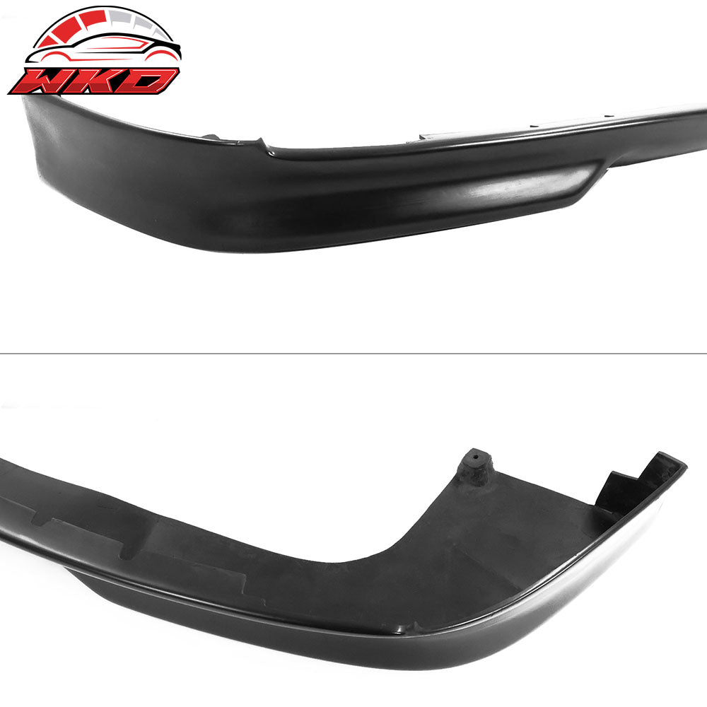 Fits 97-00 BMW E39 5-Series M Style Front Bumper Lip Spoiler Unpainted Black PU
