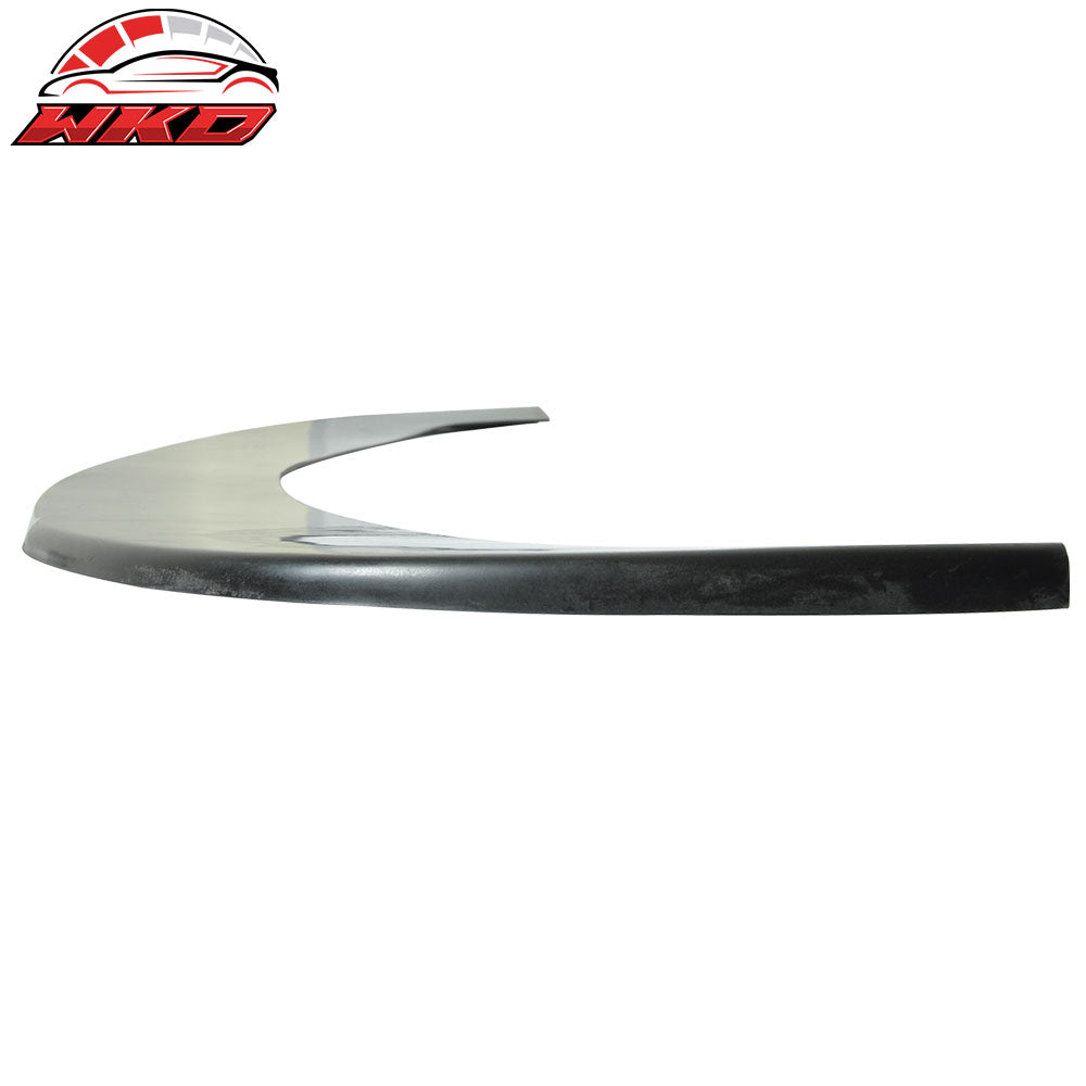 Universal 66" Car Front Bumper Lip Body Kit Spoiler Flat Under Panel Splitter PU