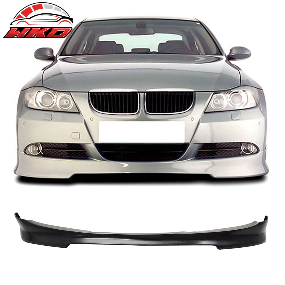 Fits 09-12 BMW E90 LCI 4DR Sedan C Style Front Bumper Lip Spoiler Splitter PU