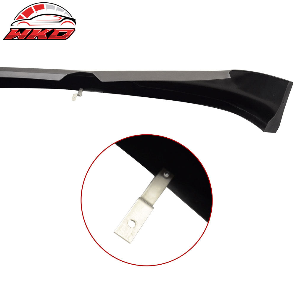 Fits 09-12 BMW E90 LCI 4DR Sedan C Style Front Bumper Lip Spoiler Splitter PU